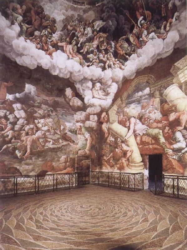 Giulio Romano The Fall of the Giants oil painting image